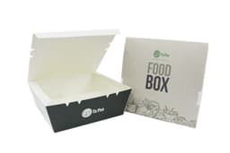 Triple Compartment Paper Lunch Box 150x140x63 - Food Box (200 boxes per carton) - image 2