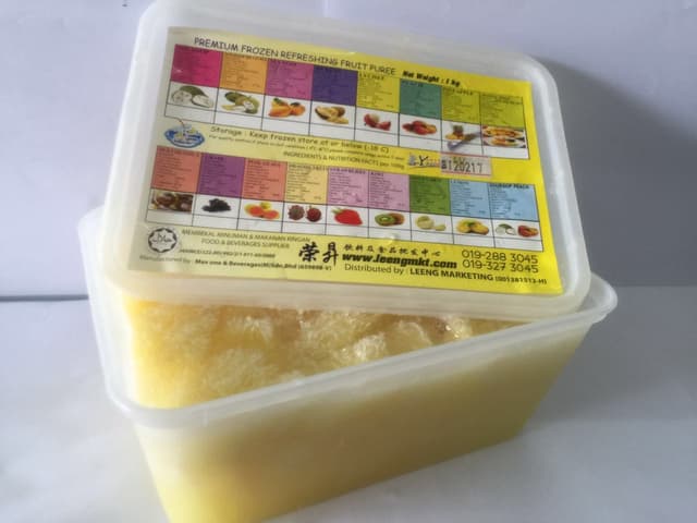 Fruit Puree - Pineapple 1kg/box