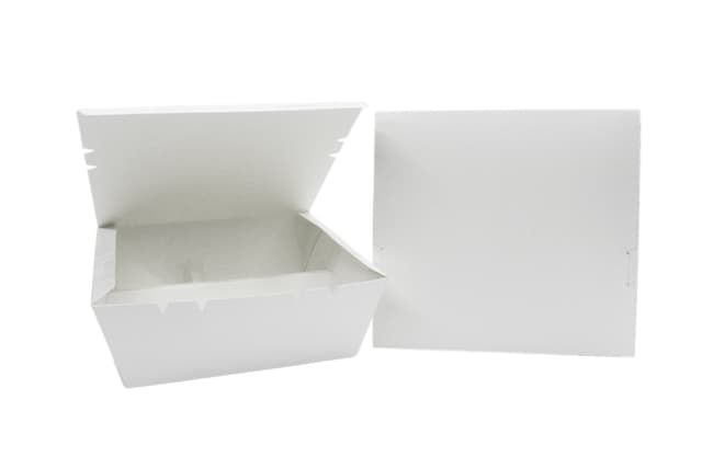 Triple Compartment Lunch Box 150x140x63 - Plain (200 boxes per carton)