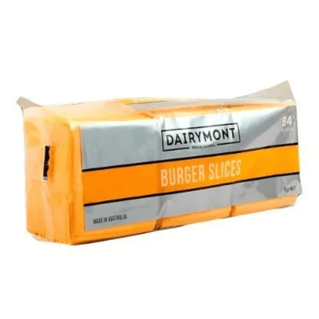 Dairymont Sliced Coloured Cheddar Cheese 84slices 1kg/pack (sold per pack)