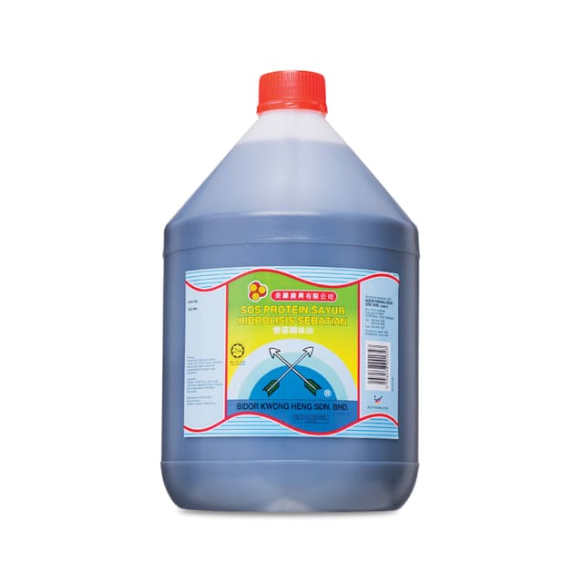 Dua Panah HVP 3.7kg/bottle (4 bottles per carton) 双箭调味油 3.7kg