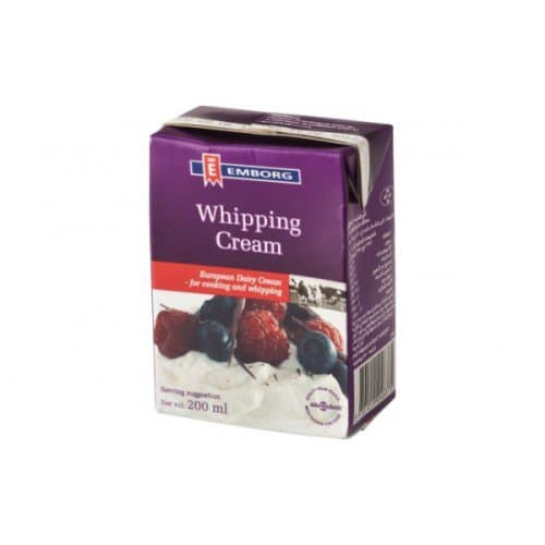 Emborg UHT Whipping Cream 200ml/pack (sold per pack)