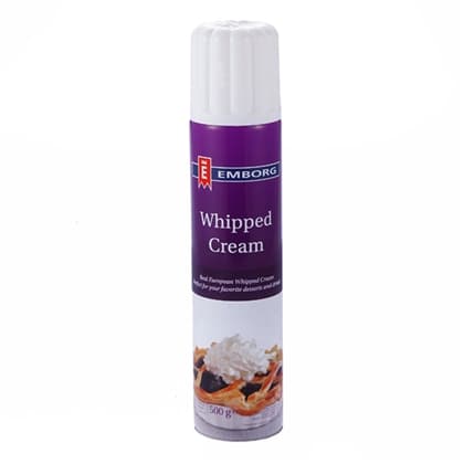 Emborg Spray Whipped Cream 500ml/bottle (sold per bottle)