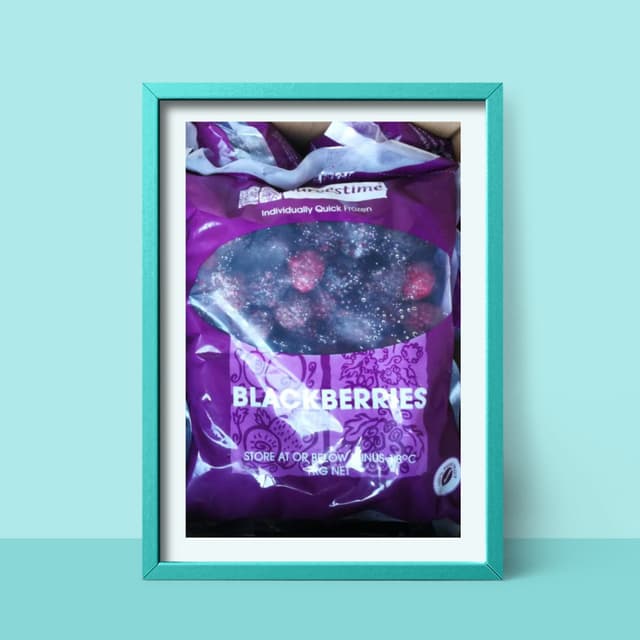 Harvestime IQF Blackberry Grade A 1kg/pack