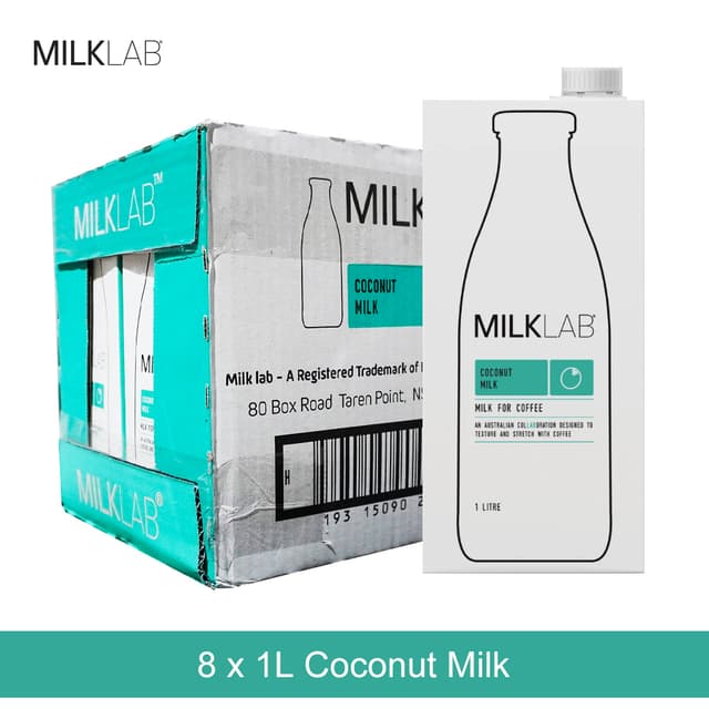 Milklab Coconut Milk 1L 8 packs/ carton (sold per carton)