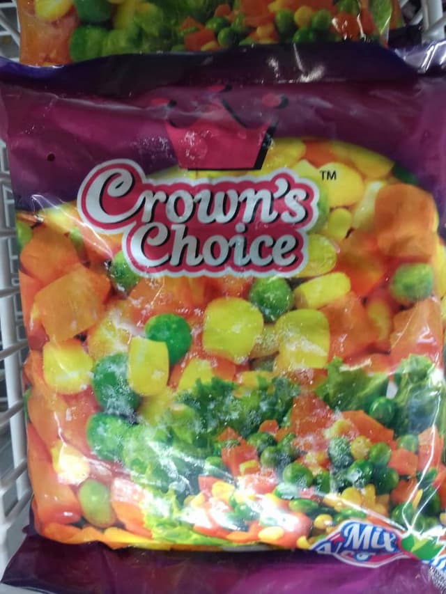Crown's Choice Mix Vege 1kg/pack (10 packs per carton)