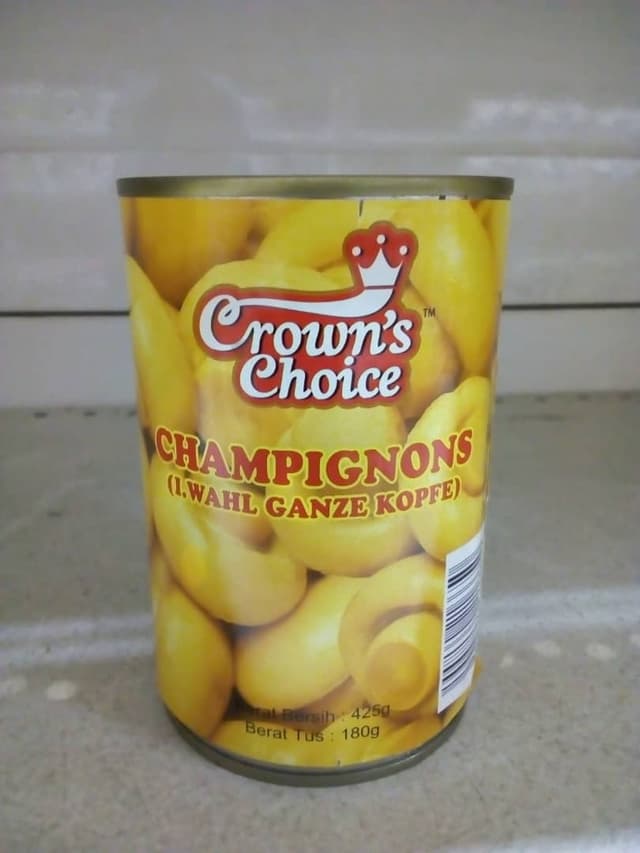 Crown's Choice Mushroom 425g/pack (48 packs per carton)