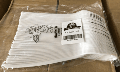 Trader's Choice 6.5" Spoon 50pieces/pack (sold per pack)