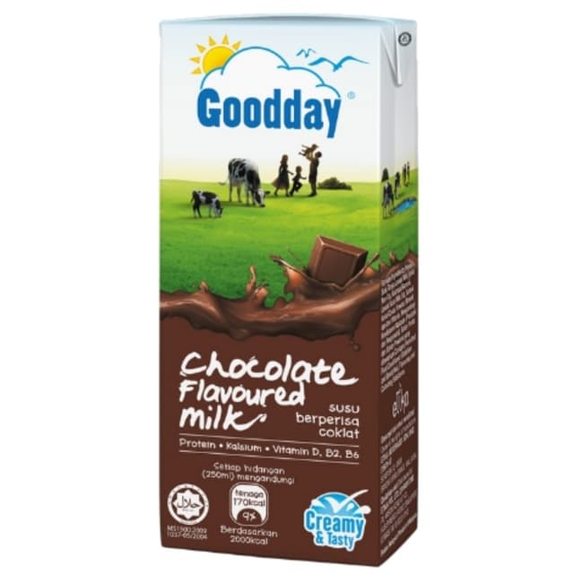 Goodday UHT Chocolate Milk 1L/bottle (sold per tetra pack)