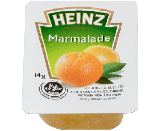 PCU Marmalade Jam 14g/cup (300 cups per carton)