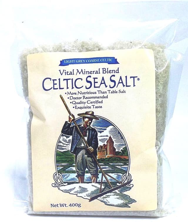 Light Grey Celtic Sea Salt - Coarse - France 纯海盐, 粗 400g/pack (sold per pack)