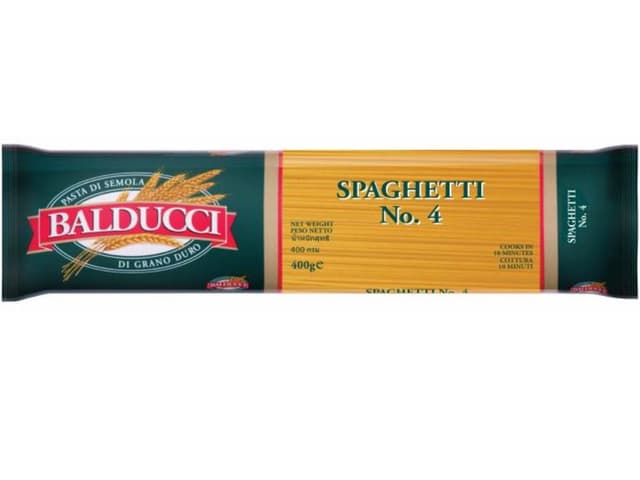 BALDUCCI No.4 Spaghetti 400gm/Pack (24 pack per carton) - GBA P.Code: BD1020