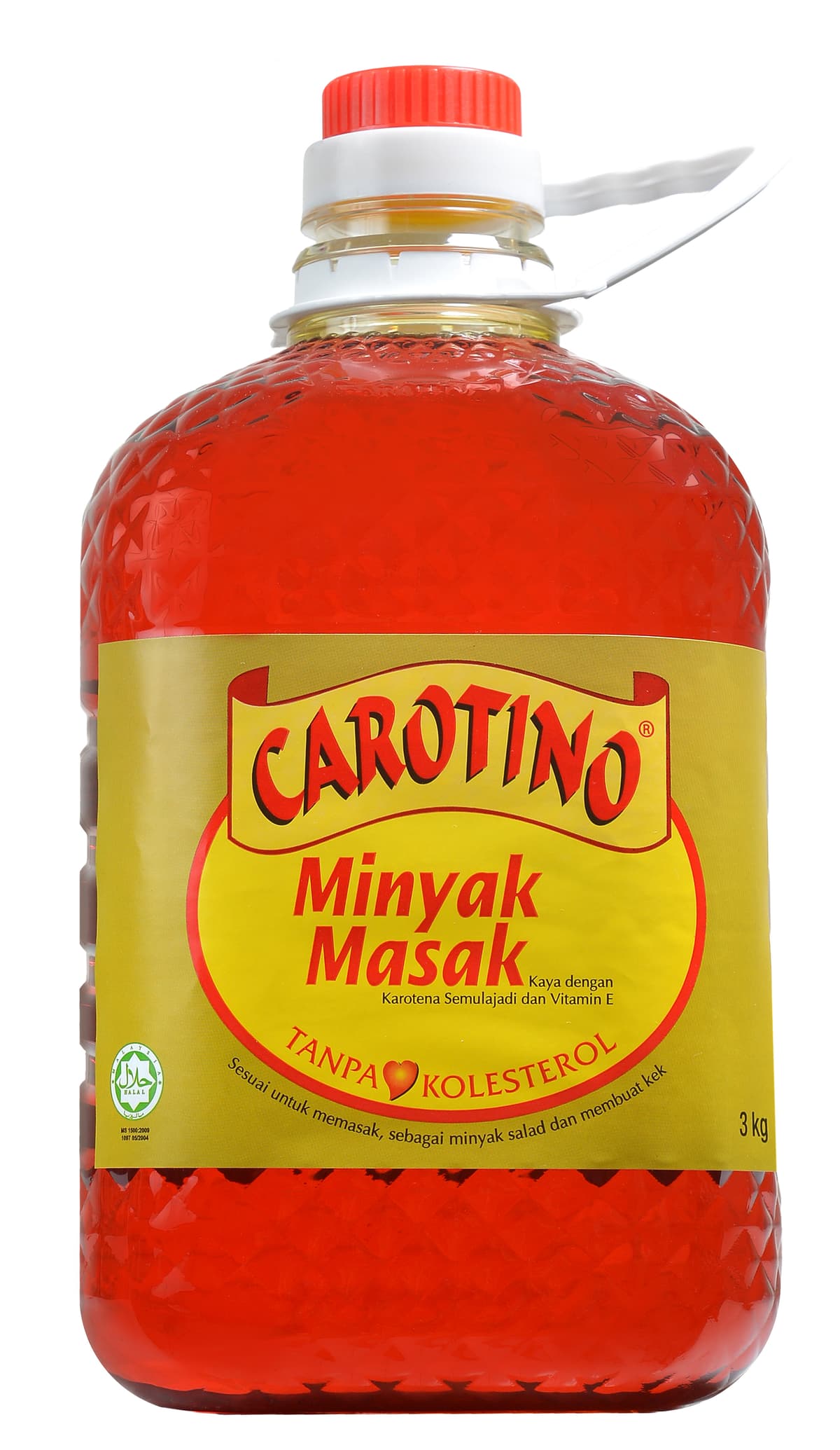 CAROTINO Cooking Oil 3kg/bottle (6 bottles per carton) - GBA P.Code: CR102