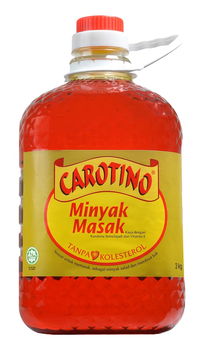 CAROTINO Cooking Oil 3kg/bottle (6 bottles per carton) - GBA P.Code: CR102