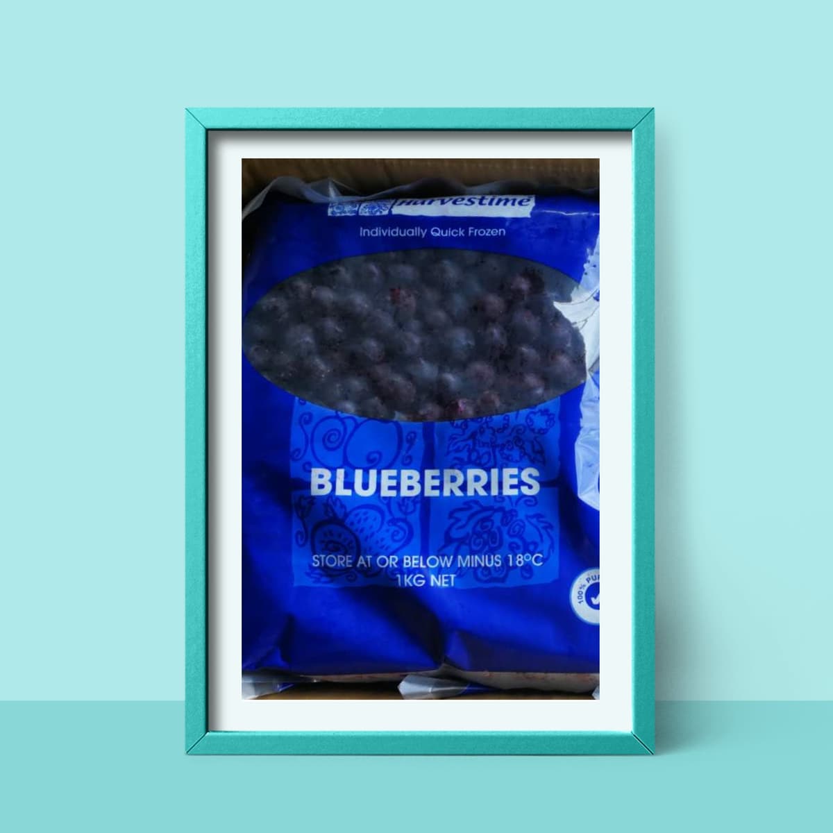 Harvestime IQF Blueberry Grade A 1kg/pack