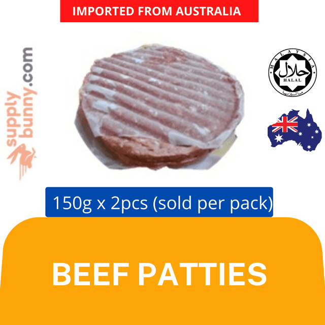 Beef Patties 150g x 2 pcs per Pack (Sold per Pack)