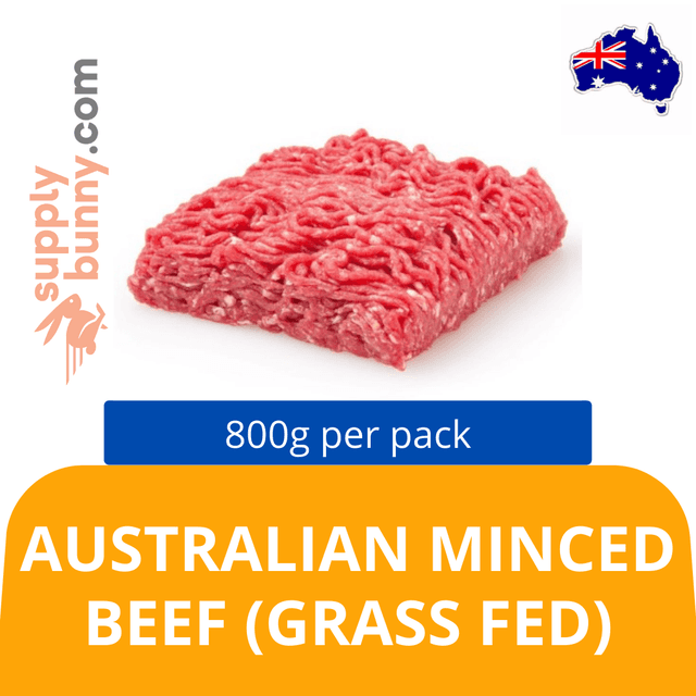 Australian Minced Beef (Grass Fed) 800g/pack (Sold per Pack)