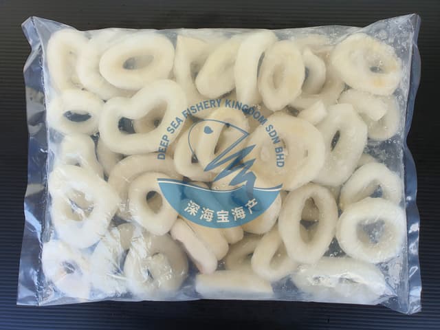 IQF Sotong Ring 30+/- Pieces per Pack (Sold per Pack)