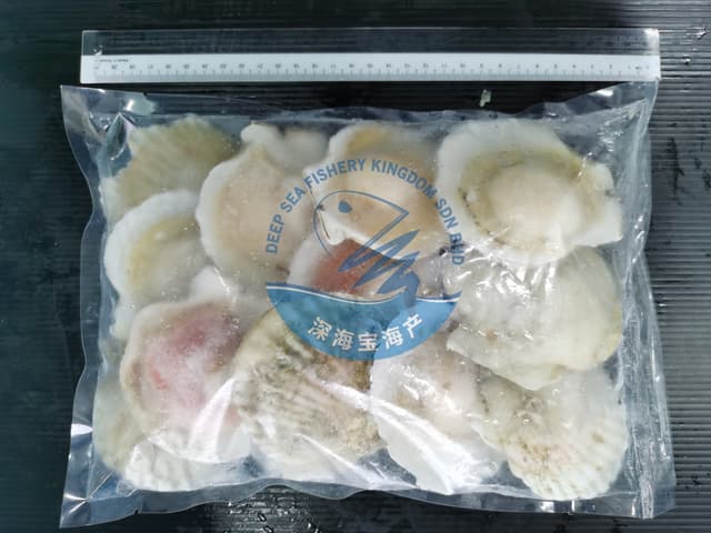 Japan H/S White Scallop Roe XL Size 9 to 10 Pieces per Pack (Sold per Pack)