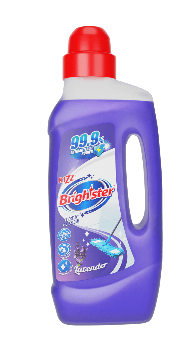 Kizz Brighster Floor Cleaner Lavendar 1L/bottle (12 bottles per carton)