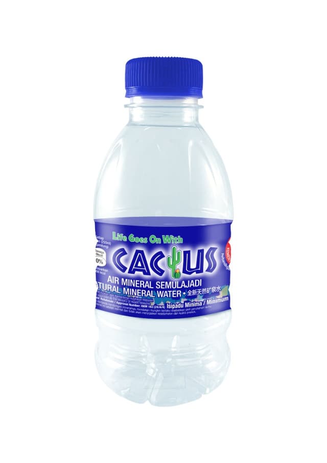 Cactus Mineral Water 250ml/bottle (24 Bottles per Carton)