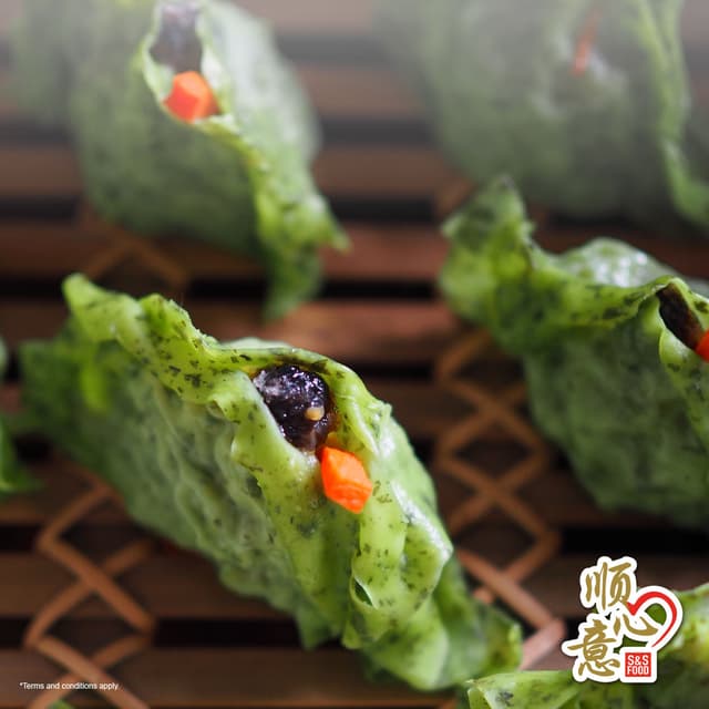 Black Pearl Topping with Chicken Meat Shrimp Dumpling 15pcs/pack (sold per pack)
