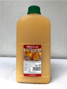 Profresh Freshly Squeezed Orange Juice 2 Liter/ bottle x 2 Bottles (sold per bundle)