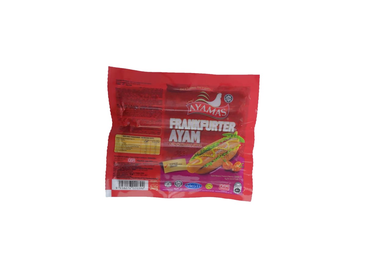 Ayamas Chicken Frankfurter 340g (10 pieces) (sold per pack)