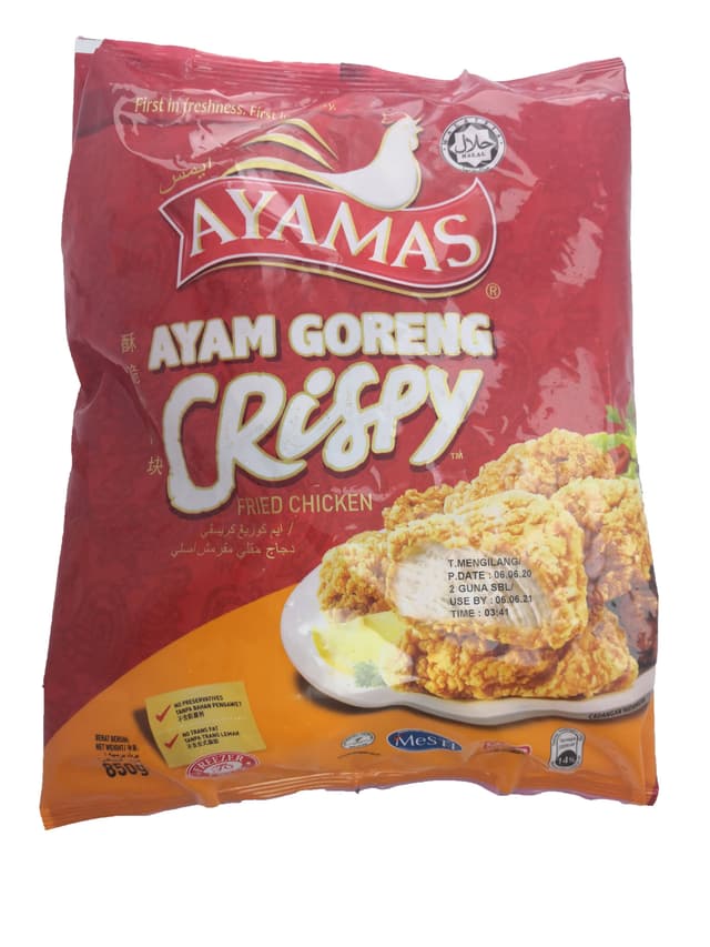 Ayamas Crispy Fried Chicken 850g (10 packs per carton)