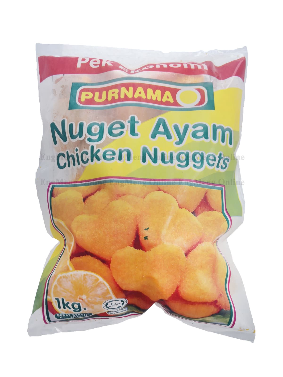 Purnama Chicken Nugget Economy 1kg (sold per pack)