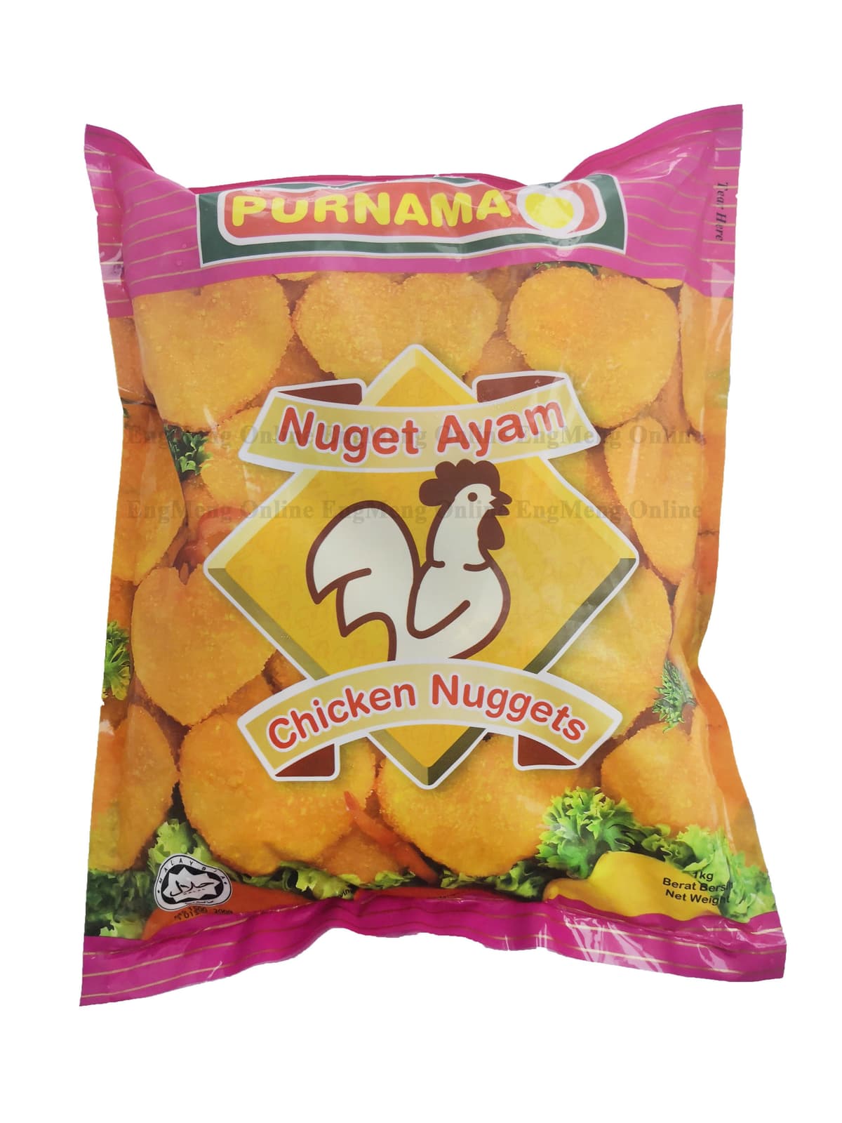 Purnama Chicken Nugget 1kg (sold per pack)