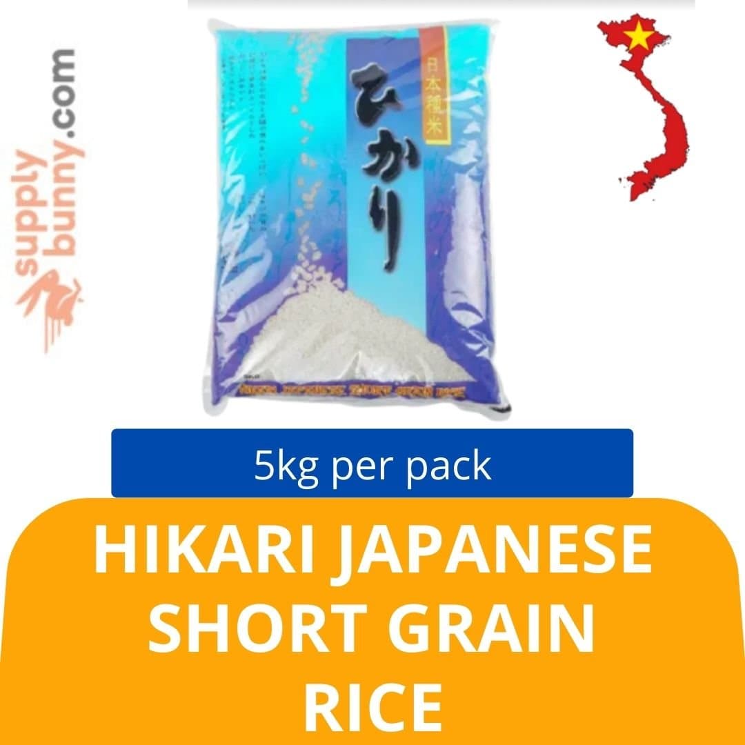 Hikari Japanese Rice Short Grain Rice (5kg) Imported: Vietnam 日本短粒米