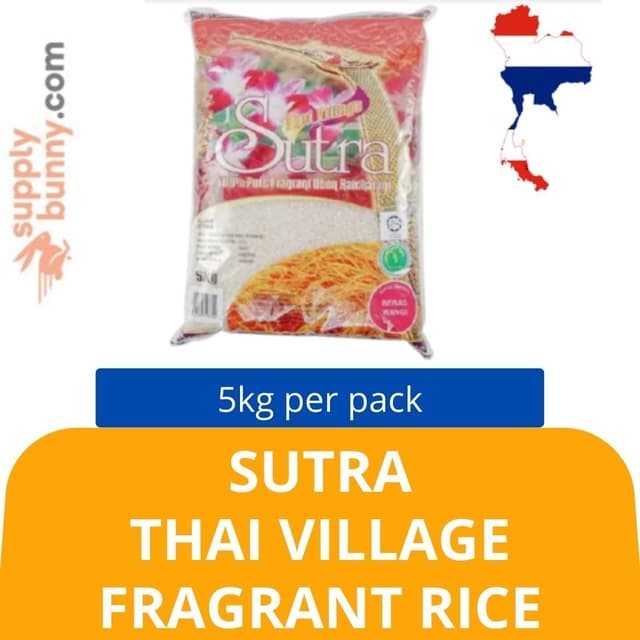Sutra Thai Village Fragrant Rice (5kg) Imported: Thailand 泰国佛经香米