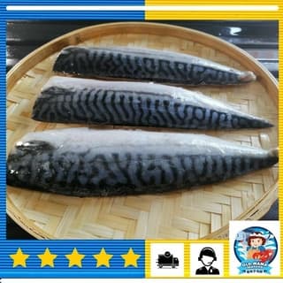 Premium Norway Saba Mackerel Fish Fillet 3 Pieces Per Pack, 500-600 per Pack (Sold per Pack)