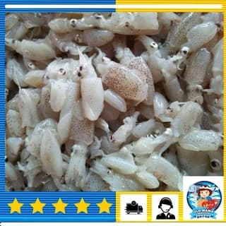 Sekinchan Baby Squid 500g per Pack (Sold per Pack)