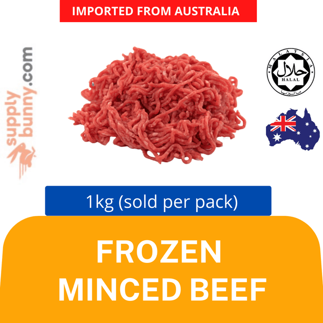 Australian Premium Minced Beef (1kg per Pack) Frozen Daging Kisar Selamat Supplies