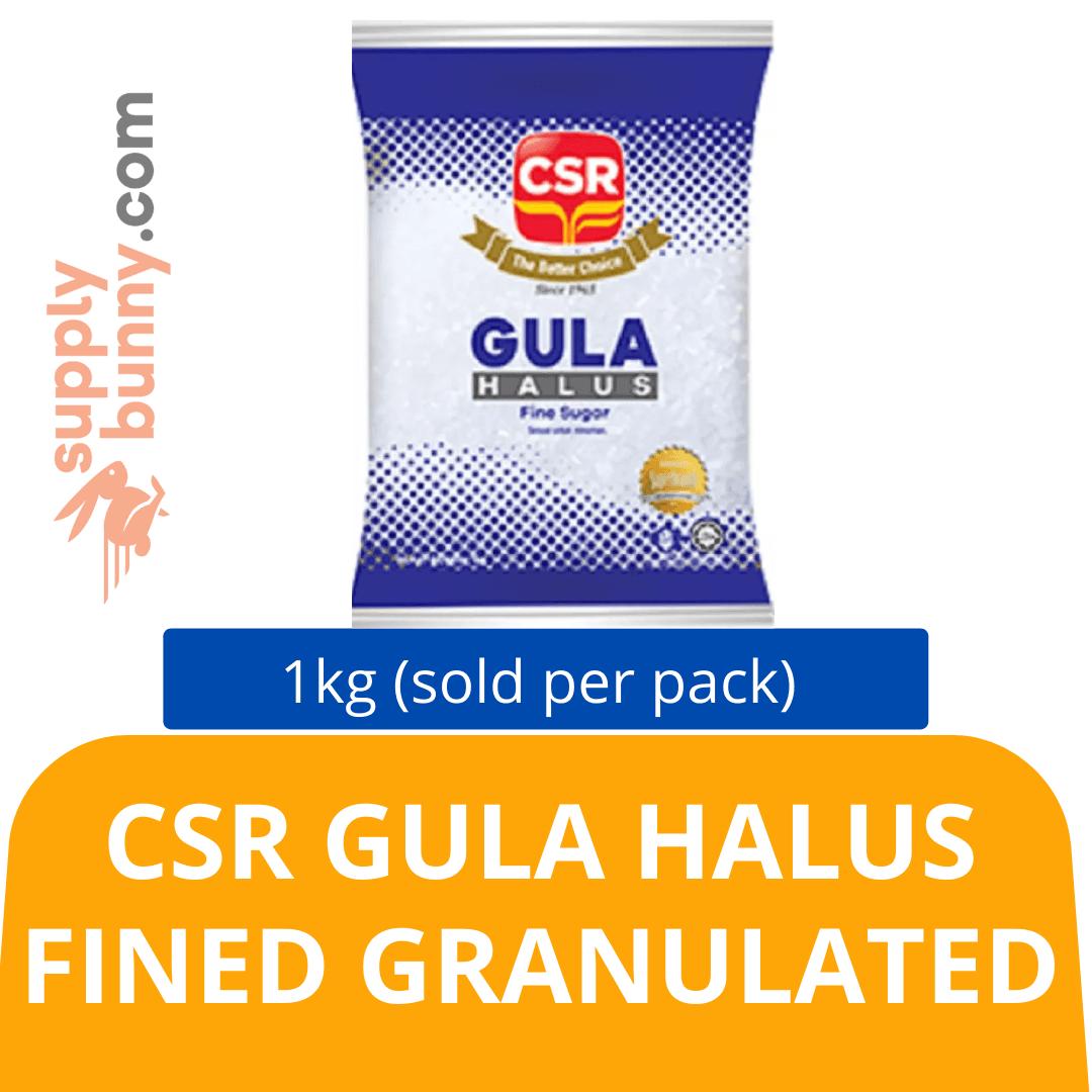 CSR Gula Halus Fined Granulated 1kg (sold per pack) Gula Halus Fined Granulated