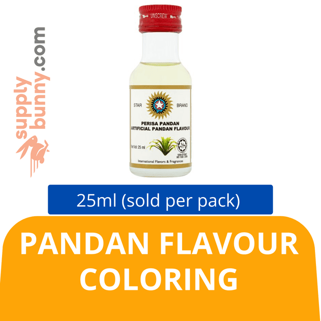 Star Brand Artificial Pandan Flavour 25ml (sold per bottle) Perisa Tiruan Pandan Baking Goods Halal