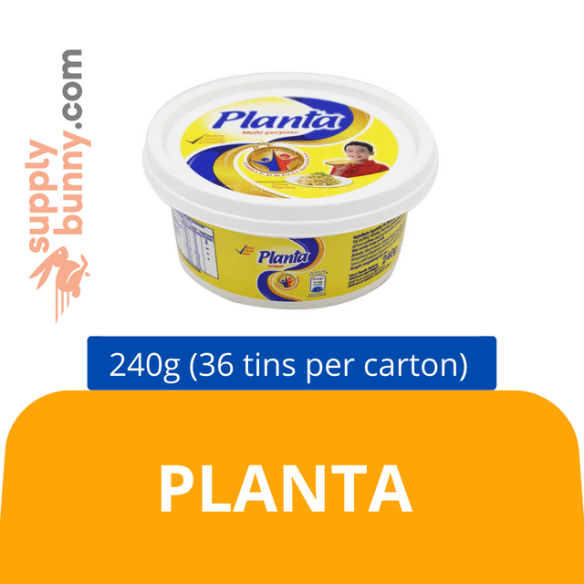 Planta (240g x 36 tins) (sold per carton) Marjerin