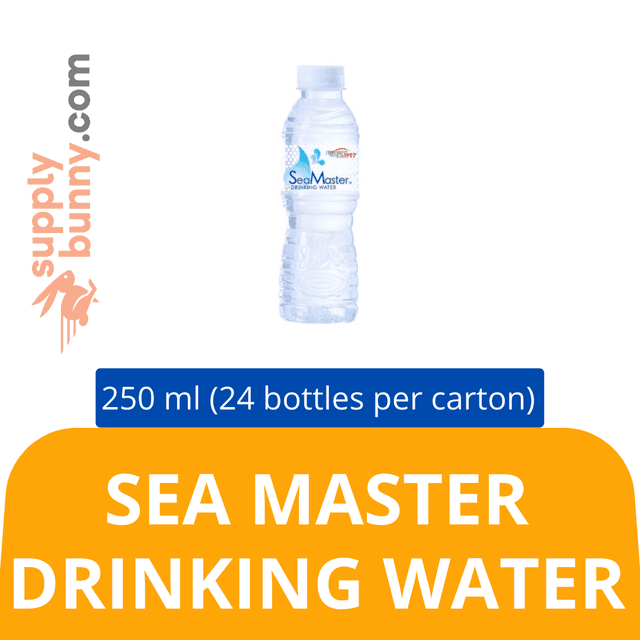 Sea Master Drinking Water (250ml x 24 bottles) (sold per carton) Air Minuman Sea Master