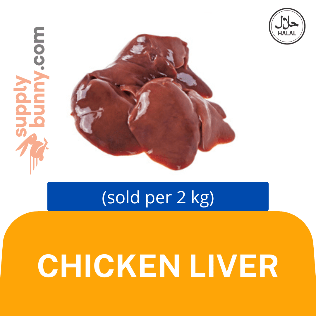 Frozen Chicken Liver 2kg/pck (sold per pack) Hati Ayam