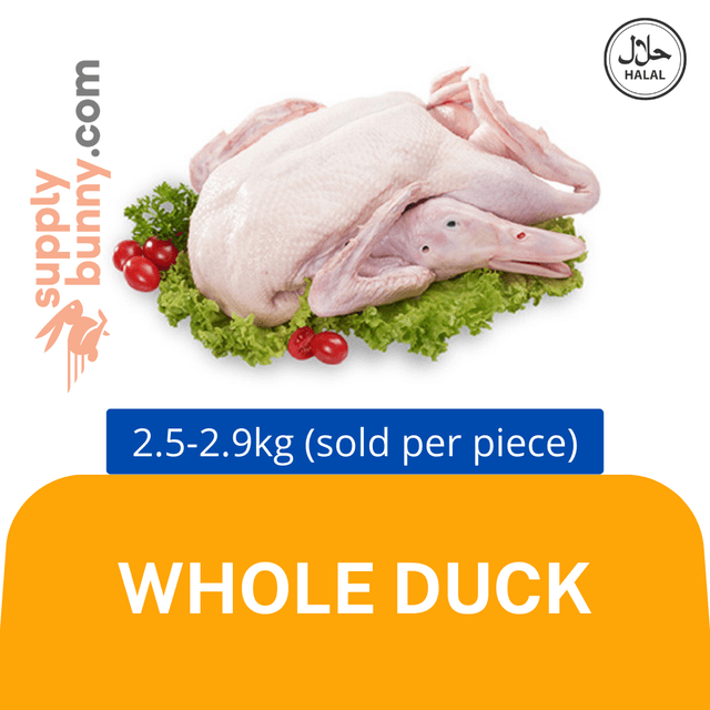 Frozen Whole Duck 2.5kg-2.9kg±/pc (sold per nos)