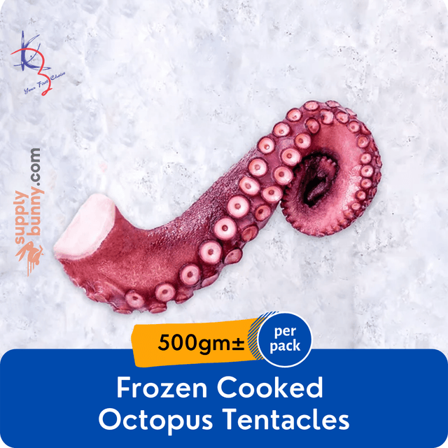 Frozen Octopus Tentacles / Cooked Octopus Leg (500g per pack)