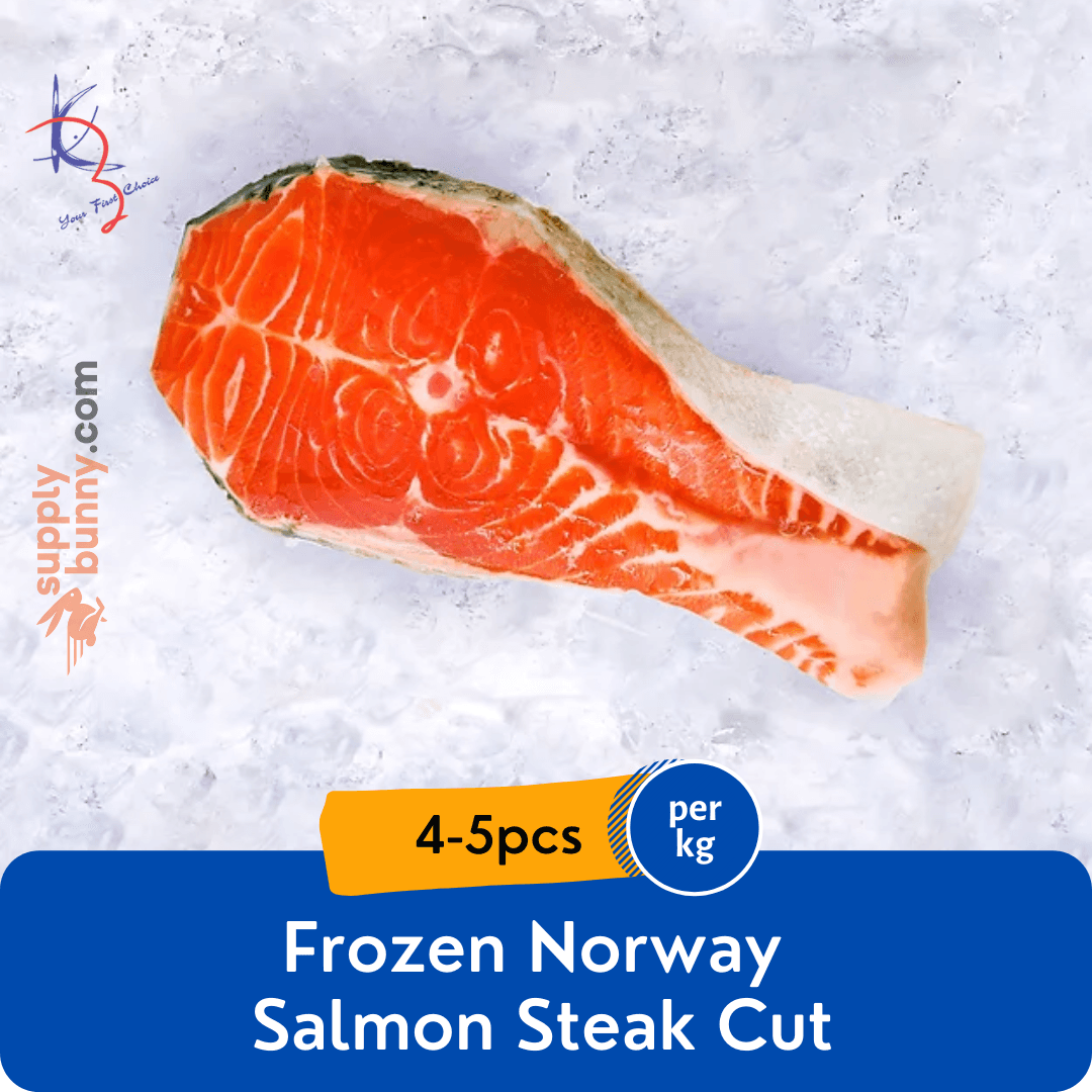 Frozen Norway Salmon Steak Cut 4-5pcs (sold per kg)