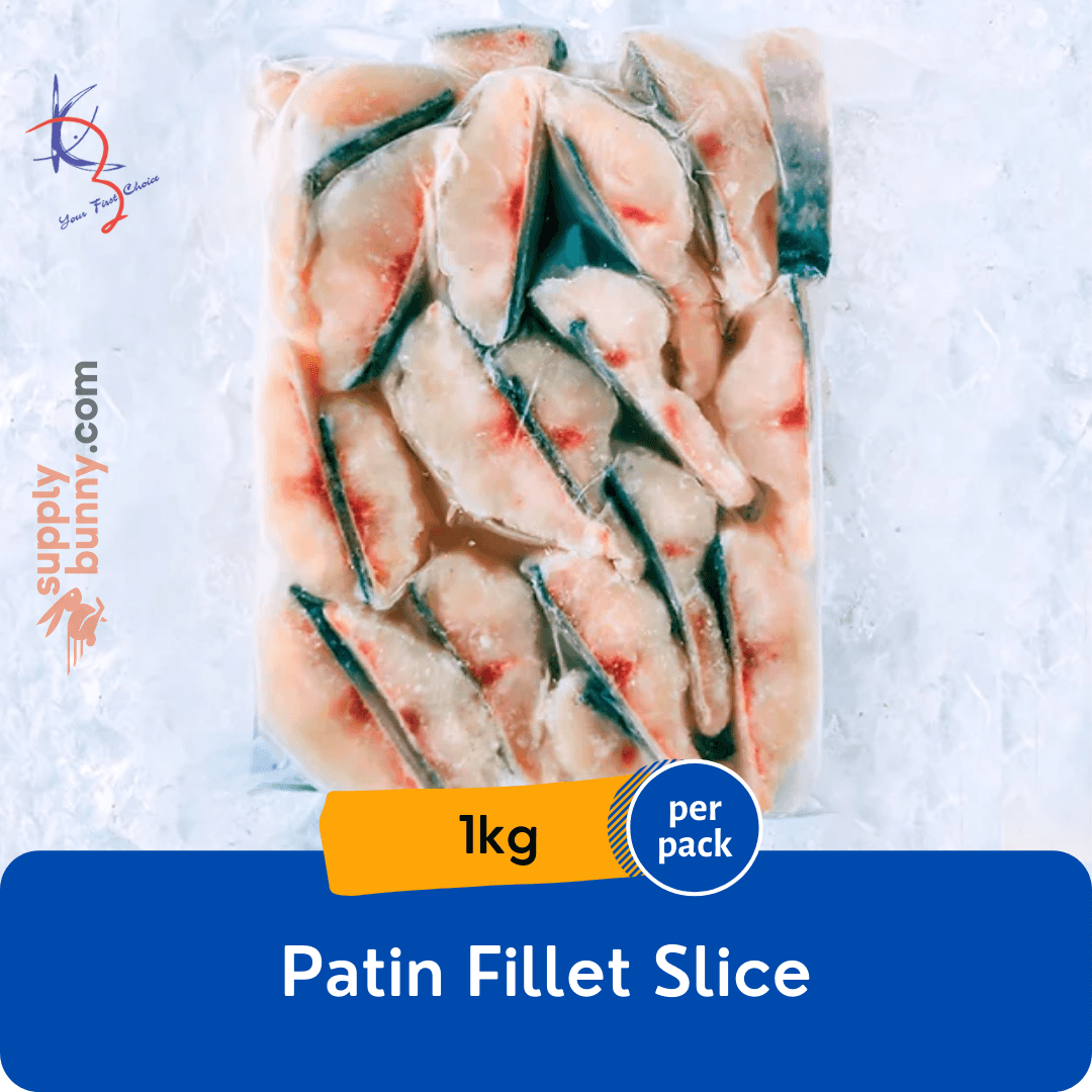 Boneless Patin Fillet Slice 1kg (sold per pack)