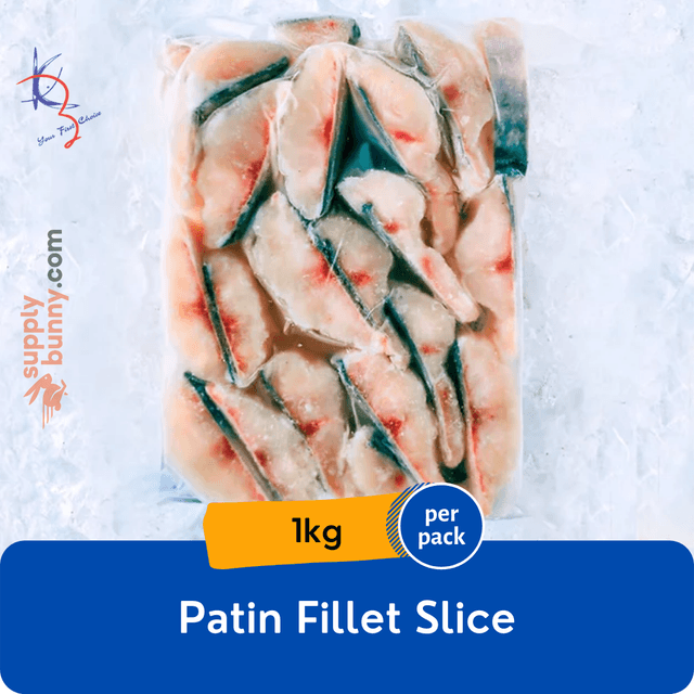 Boneless Patin Fillet Slice 1kg (sold per pack)