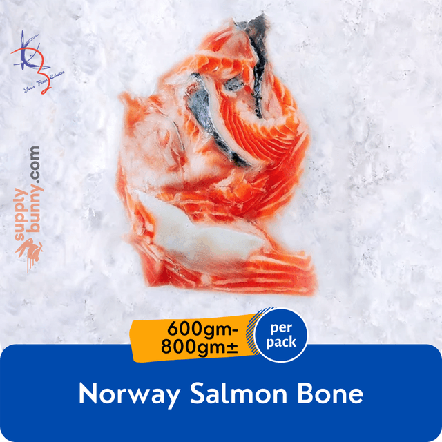 Norway Salmon Bone (600-800) (sold per pack)