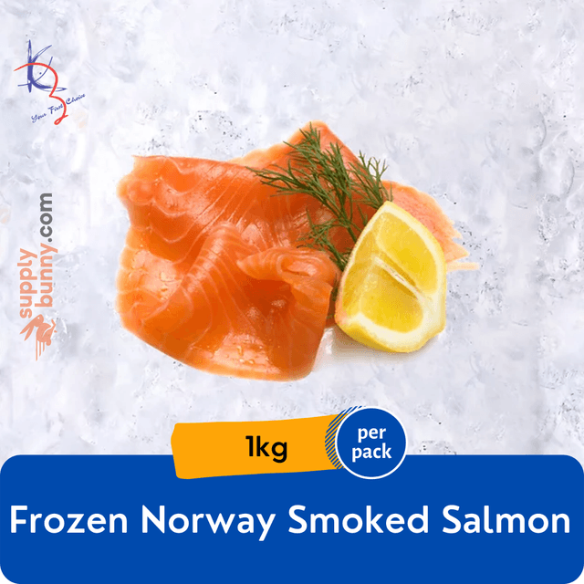 Frozen Norway Smoked Salmon 1kg (sold per pack) Frozen Seafood