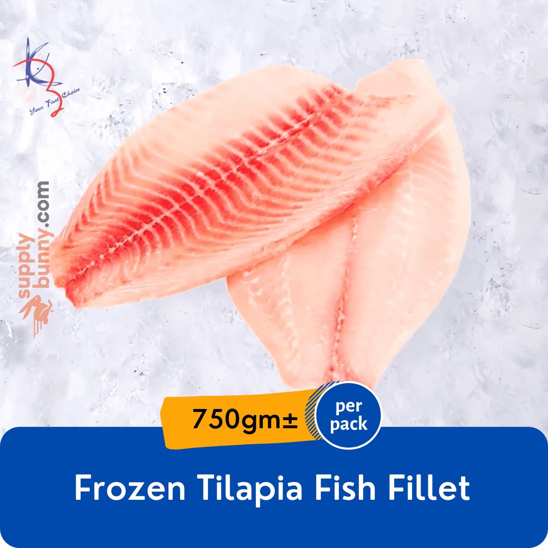 Frozen Tilapia Fish Fillet 3pcs 750g (sold per pack)