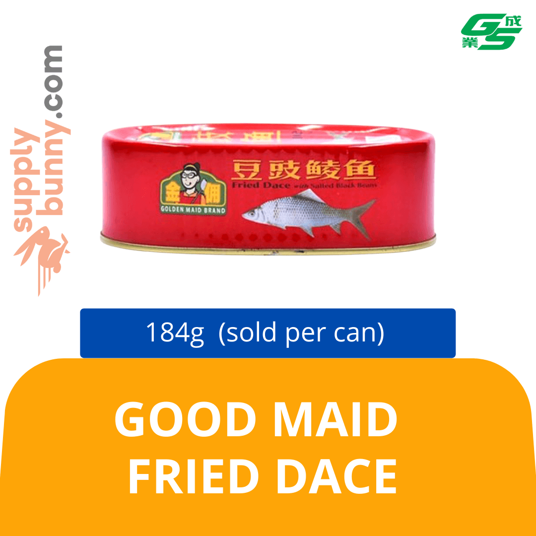 Good Maid Fried Dace 184g (sold per can) 金佣豆鼓鱼